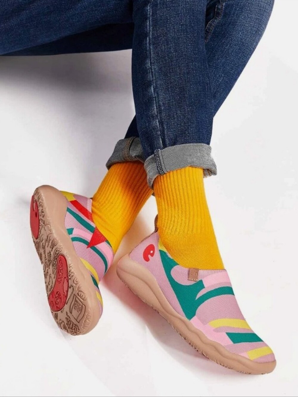 UIN Slip On Shoes Canvas Comfortable "Passionate Sao Paolo" 7